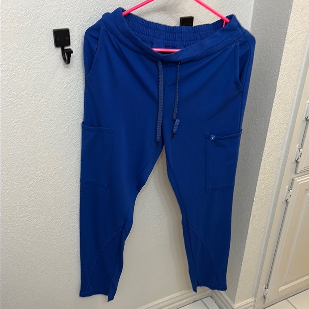 Jaanuu Blue Joggers with Drawstring Waistband